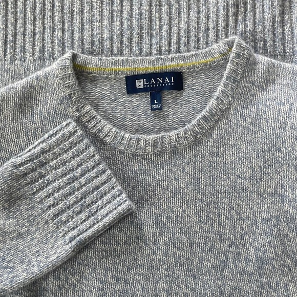 Lanai Collection 100% Cashmere Men's Pullover Sweater Large - Picture 4 of 4